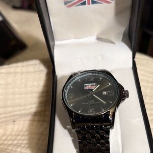 Brittania Black Men's Watch